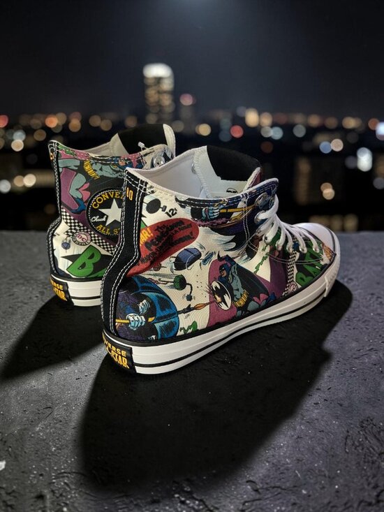 Converse CTAS 80th Batman Anniversary DC Comics Mens Shoes Size 11.5 (NEW) main image 7